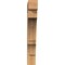 Ekena Millwork Balboa Block Smooth Bracket, Western Red Cedar, 3 1/2"W x 22"D x 26"H BKT04X22X26BOA05SWR - alternate 3